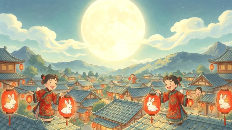 中秋快乐 · 2026 🥮 🌕
